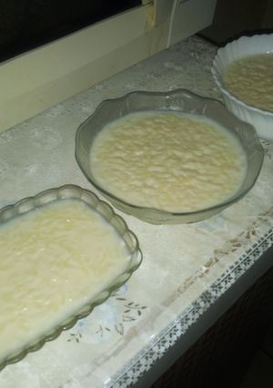 صورة لوصفة طريقة عمل رز بحليب