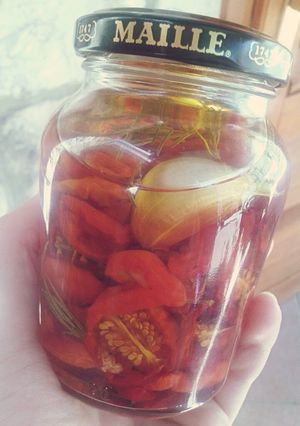 A picture of Homemade Sun Dried Tomatoes.