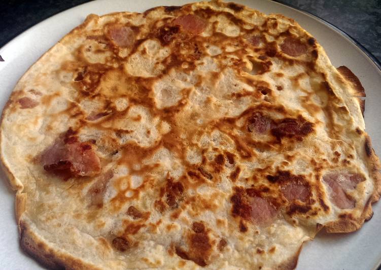 Simple Way to Make Quick Sophie&#39;s bacon and cheese pancakes