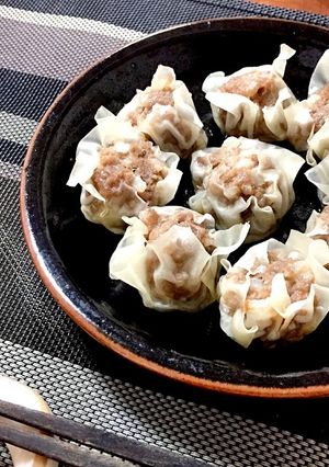 A picture of [No Steamer Needed] Skillet Shumai Dumplings.