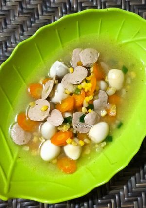 Foto resep SOP telur puyuh dkk