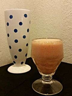 A picture of STRAWBERRY-ORANGE MILK SHAKE.