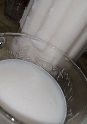 Una foto de Leche vegetal de avena