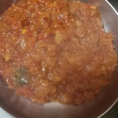 A picture of Baingan Bhartha.
