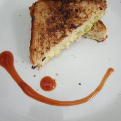 Cheese sandwich A picture of Cheese sandwich.