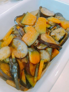 Foto resep Salad Marine Terong & Pumpkin