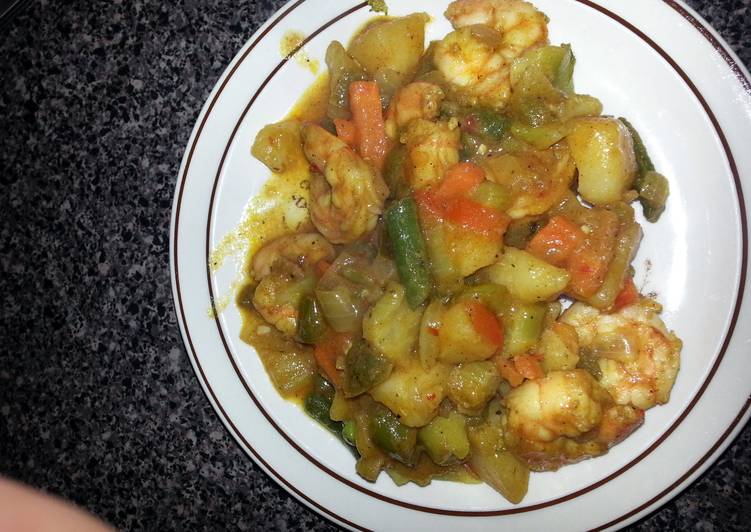 Easiest Way to Make Homemade Curry Shrimp