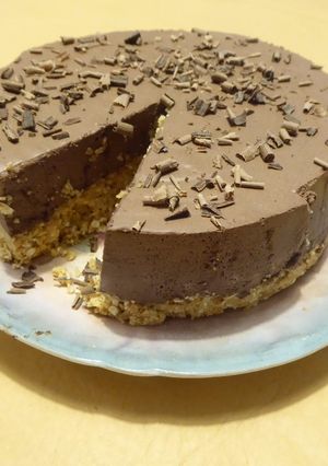 Una foto de Cheesecake de cacao (sin cocción)