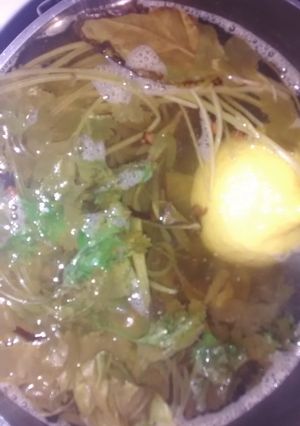 A picture of Herbal remedy for tooth pain and slight infection..