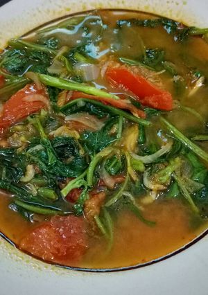 Foto resep Tumis Kangkung Ebi Pedas