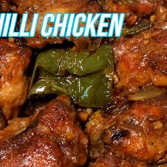 A picture of Restaurant Style chilli chicken.
