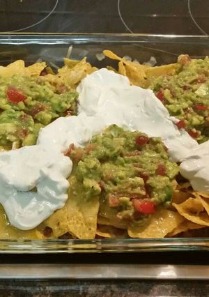 A picture of Spicy Beef Nachos.