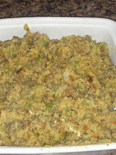 A picture of Moms stuffing.