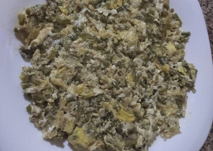 Omelette aux asperges
