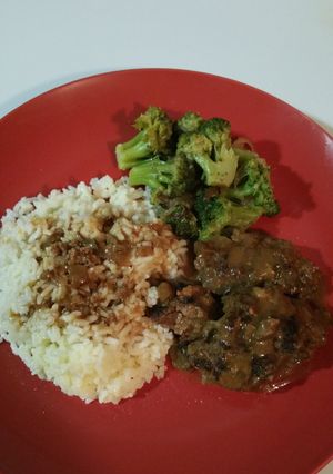 A picture of Southern Salisbury Steak w/ Gravy.