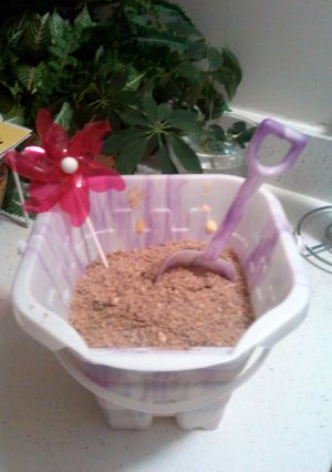 A picture of Dirt Dessert.