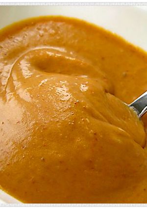 A picture of Peanut Dipping Sauce - Satay and Anything You Like.