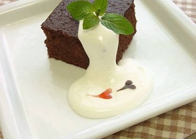 Recipe of Eric Ripert 3 Chocolate Bar Brownie