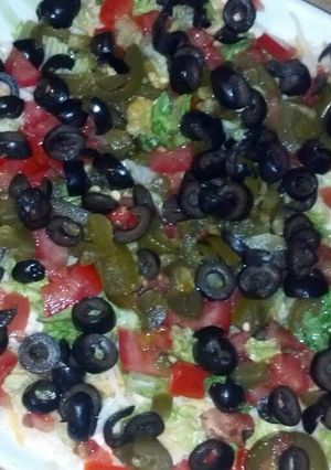 A picture of Taco Dip.