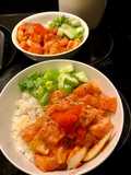 ข้าวหน้าปลาแซลมอน Salmon Don