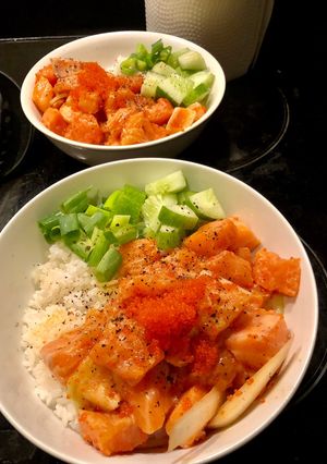 รูปของ ข้าวหน้าปลาแซลมอน Salmon Don