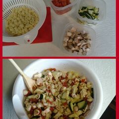 A picture of Chicken Pasta Salad.
