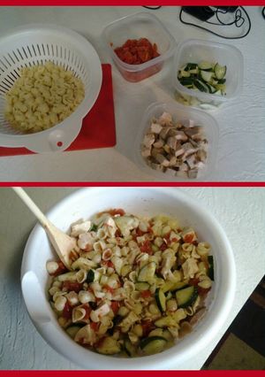 A picture of Chicken Pasta Salad.