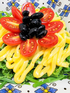 水果沙拉涼拌龍鬚菜 的食譜成品照片