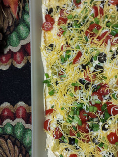 A picture of Taco dip.