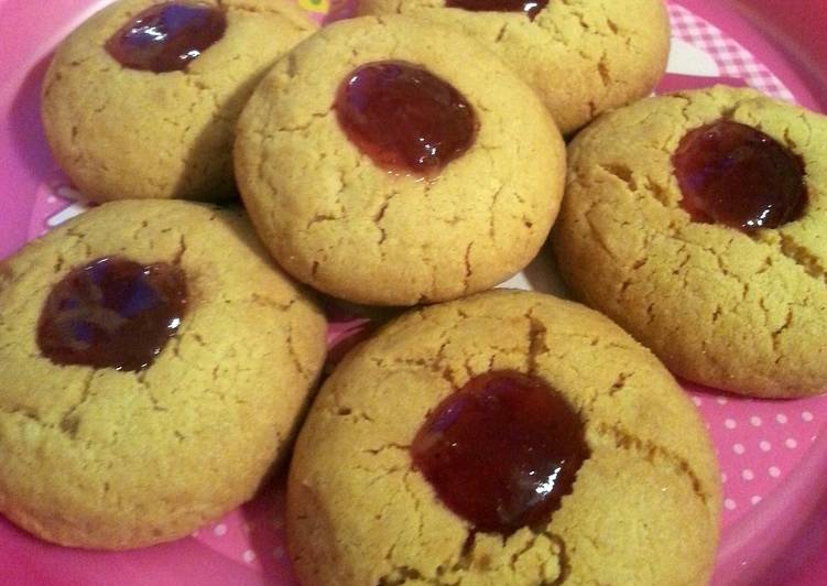 Recipe of Quick PB+J Cookies