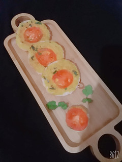 A picture of Bread omelette.