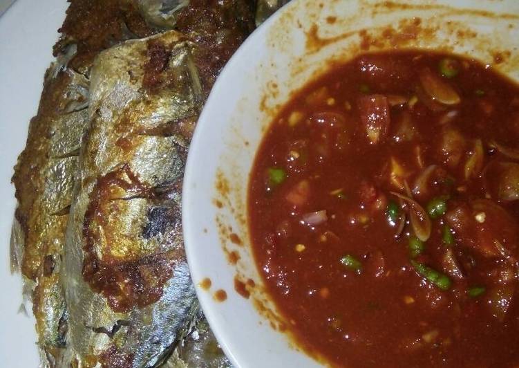 Ikan bakar/sambam teflon
