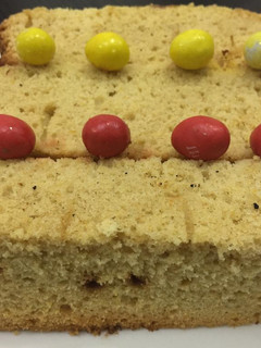 A picture of Vanilla carrot cake.
