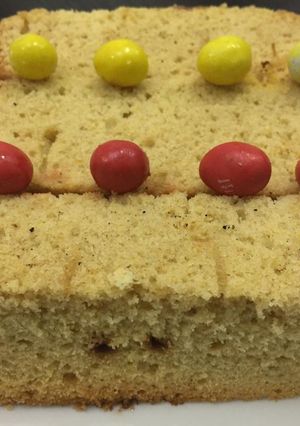 A picture of Vanilla carrot cake.