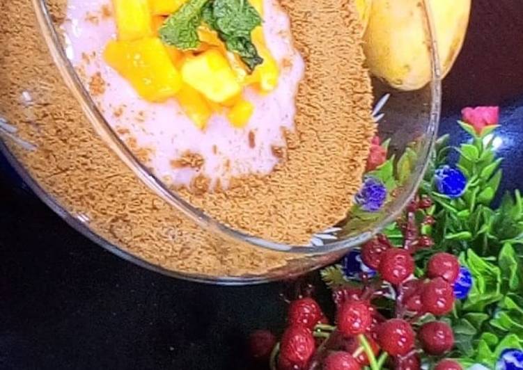 Steps to Make Speedy Mango trifle delight
