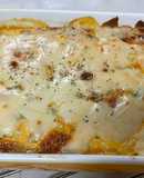 Cheese 焗烤蔬食蛋（櫛瓜、番茄、洋蔥）