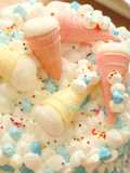 Tutorial Menghias Kue Tema “Bathtub 🍦” dengan Buttercream (Simple Decor)