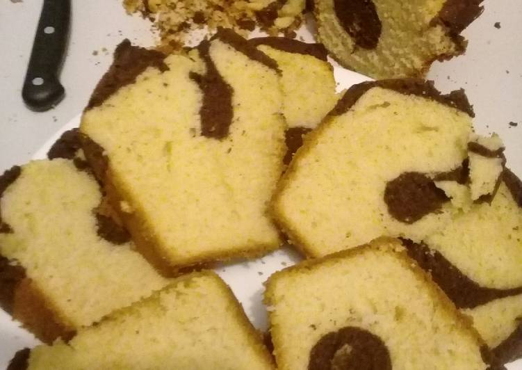 Recipe of Speedy Buttercake with vanilla &amp; chocolate