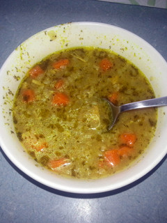 A picture of Crockpot Curry Chicken and Rice.