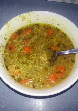 A picture of Crockpot Curry Chicken and Rice.