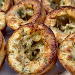 A picture of Mini Gorgonzola Popovers.