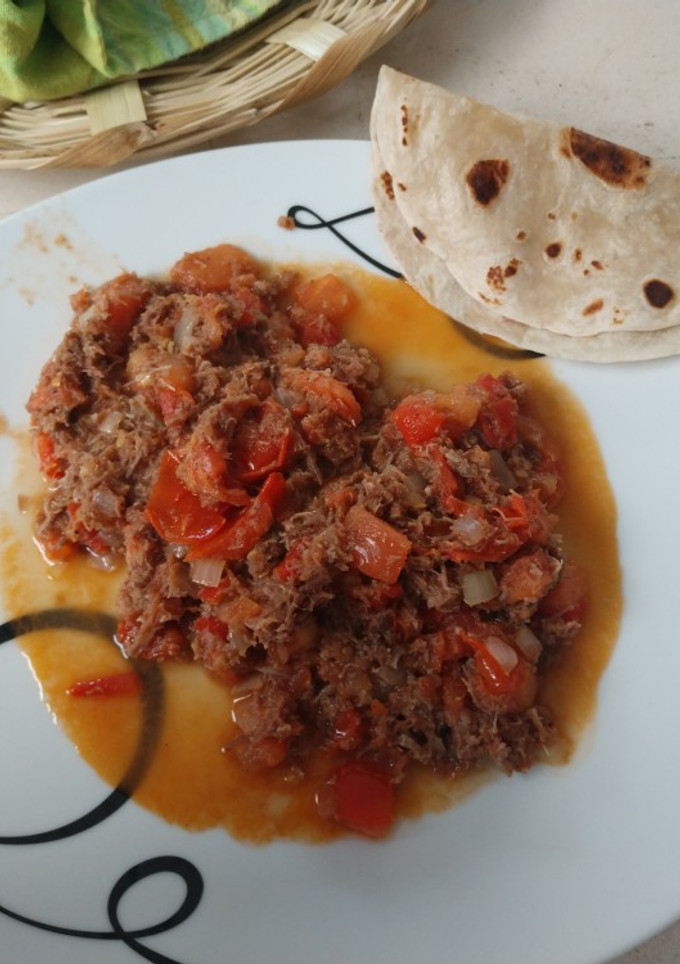 Una foto de Machaca a la mexicana