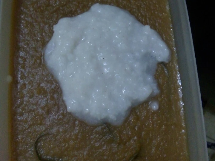 Langkah Mudah untuk Membuat Resep Bubur merah putih (Dari Nasi) yang Bisa Manjain Lidah Anti Ribet, Mantap Sekali