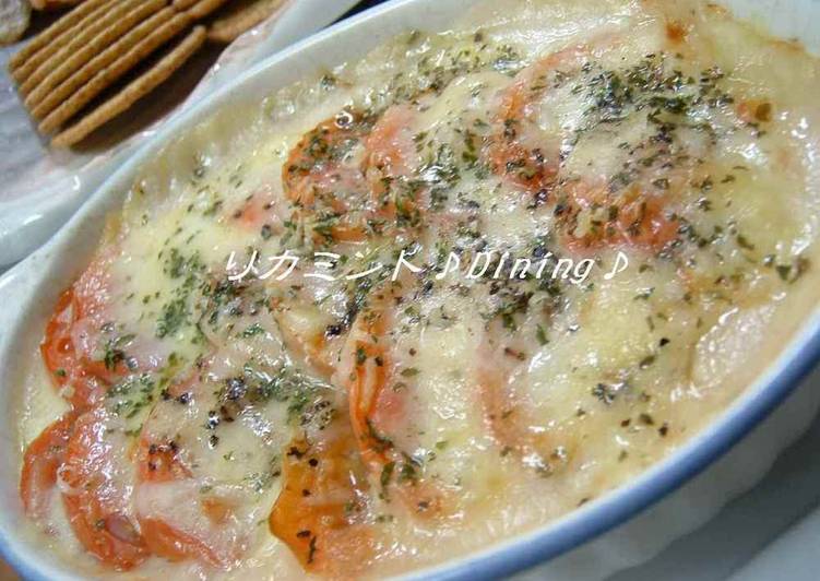 Recipe of Appetizing Tomato Cream Gratin