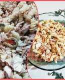 Ensalada de fideos tirabuzón Mar y Tierra 🐟+🐔