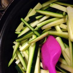 A picture of Peppered Zucchini.