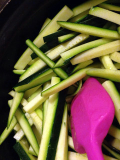A picture of Peppered Zucchini.