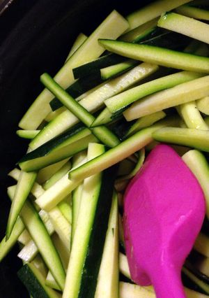 A picture of Peppered Zucchini.