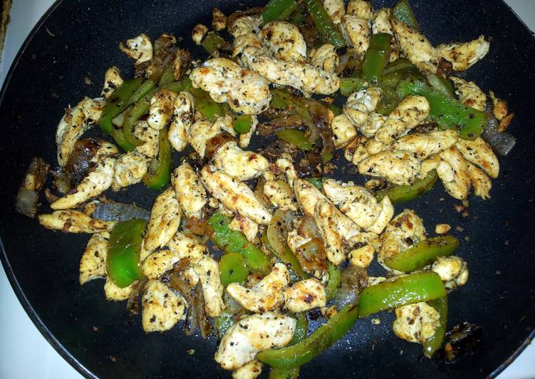 Recipe of Quick Garlic Lime Chicken Fajitas