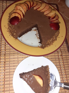 Una foto de Tarta de chocolate sin horno 🍫